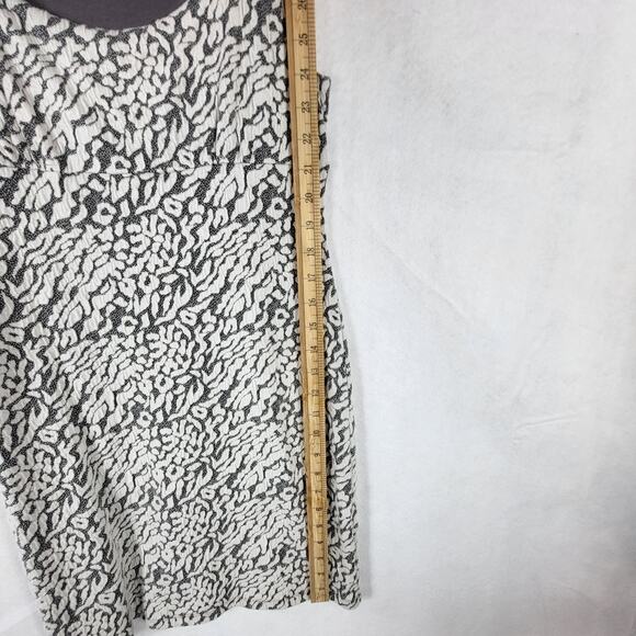 Free People Halter Scoop Sleeveless Grey White Retro VTG Style Shift Dress Sm/P - Picture 6 of 7